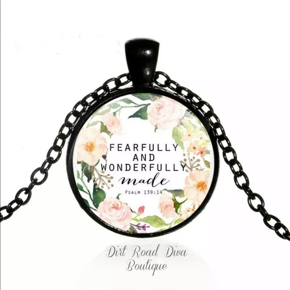 Fearfully & Wonderfully Made Psalm 139 Necklace